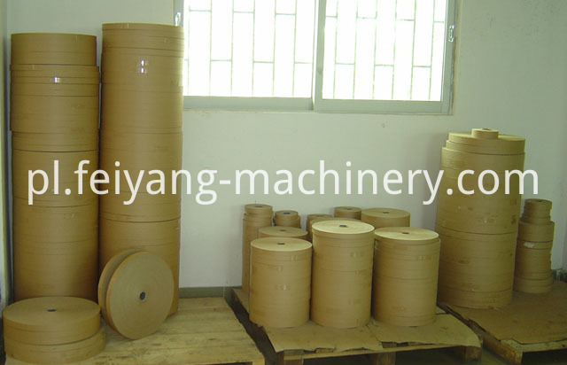 maszyna do cięcia papieru na liny papierowe paper slitting machine for paper ropes
